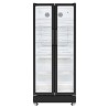 Réfrigérateur à Boissons vitré 2 Grandes Portes 545L Classe D Noir Bomann KSG7294-Noir