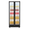 Réfrigérateur à Boissons vitré 2 Grandes Portes 545L Classe D Noir Bomann KSG7294-Noir