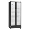 Réfrigérateur à Boissons vitré 2 Grandes Portes 545L Classe D Noir Bomann KSG7294-Noir