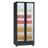 Réfrigérateur à Boissons vitré 2 Grandes Portes 545L Classe D Noir Bomann KSG7294-Noir