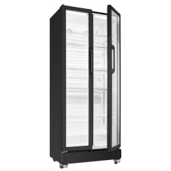 Réfrigérateur à Boissons vitré 2 Grandes Portes 545L Classe D Noir Bomann KSG7294-Noir