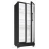 Réfrigérateur à Boissons vitré 2 Grandes Portes 545L Classe D Noir Bomann KSG7294-Noir