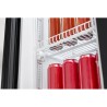 Réfrigérateur à Boissons vitré 2 Grandes Portes 545L Classe D Noir Bomann KSG7294-Noir
